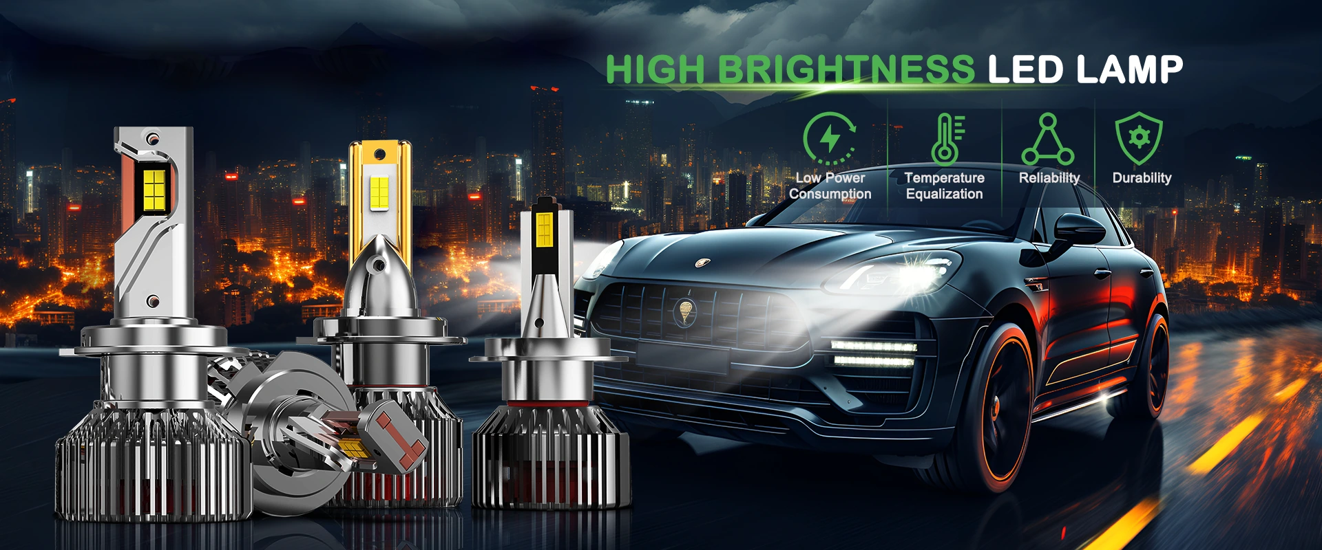 Sina externa coegi series ducitur Headlight Factory