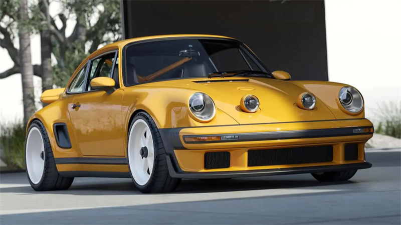 REIGNIFICIUS elegantia: Porsche CMXI Carrera coupe Reimagined per cantor cum Advanced DUXERIT in projector headlights et neon headlights ad cars